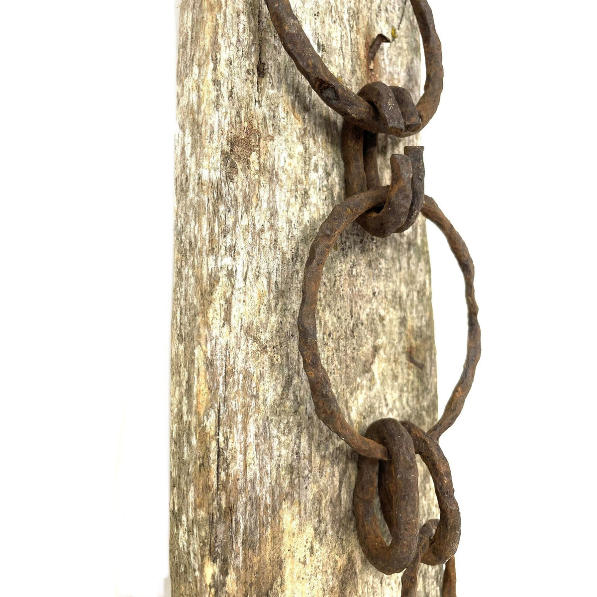 Vintage Maine Scallop Draggers Mounted on Rustic Wood - 19.5" H X 5" W