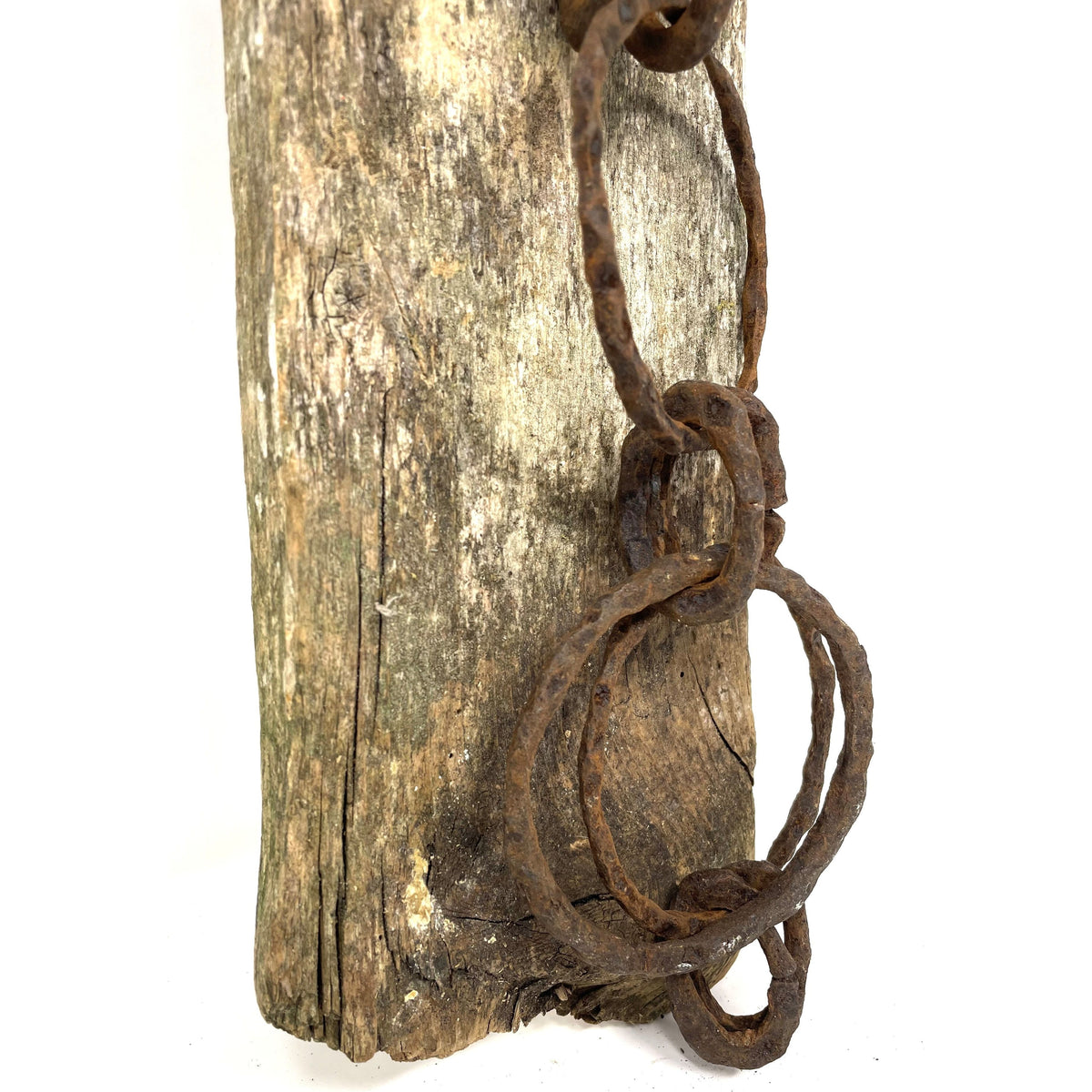 Vintage Maine Scallop Draggers Mounted on Rustic Wood - 19.5" H X 5" W