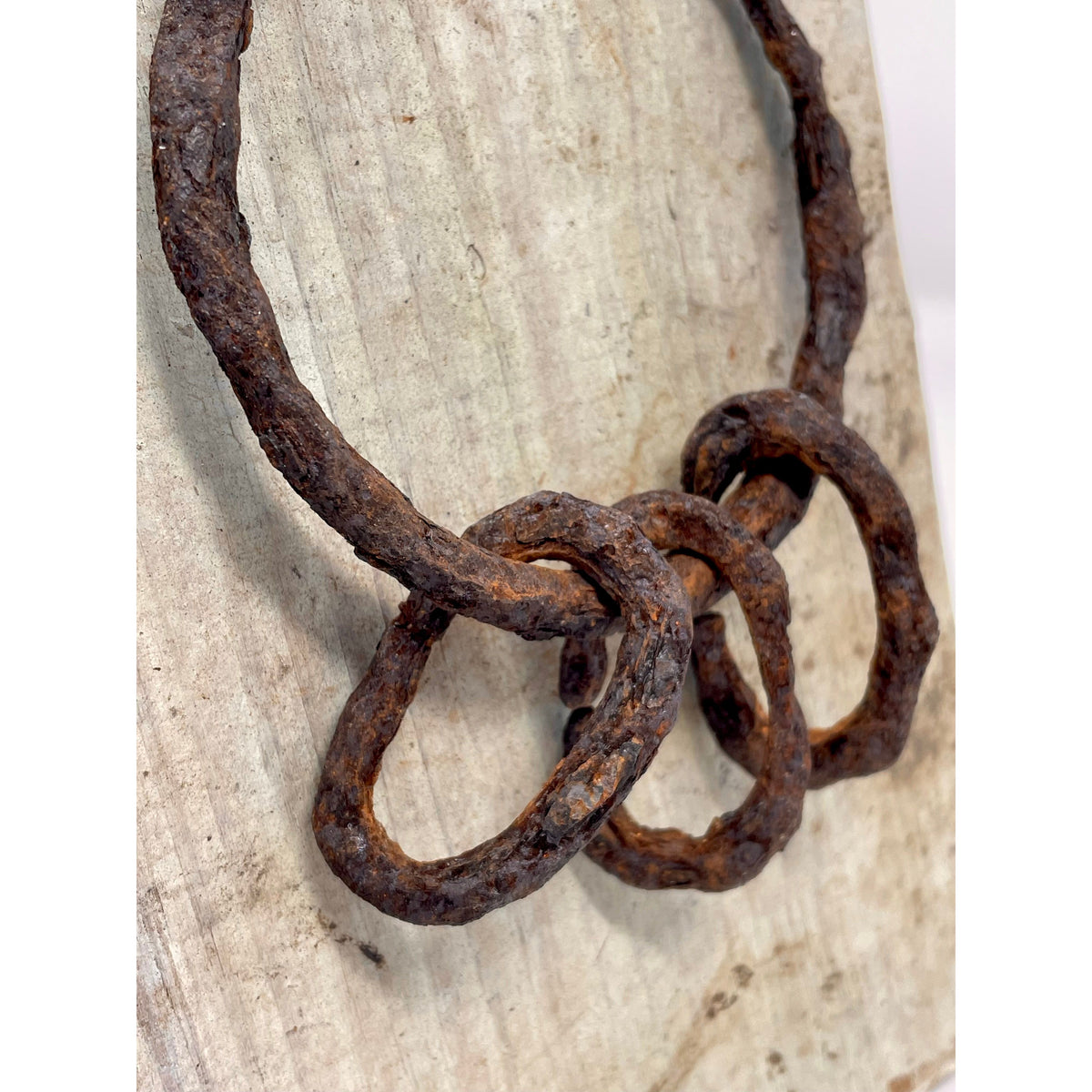 Vintage Maine Scallop Draggers Mounted on Rustic Wood - 9" H X 5.5" W