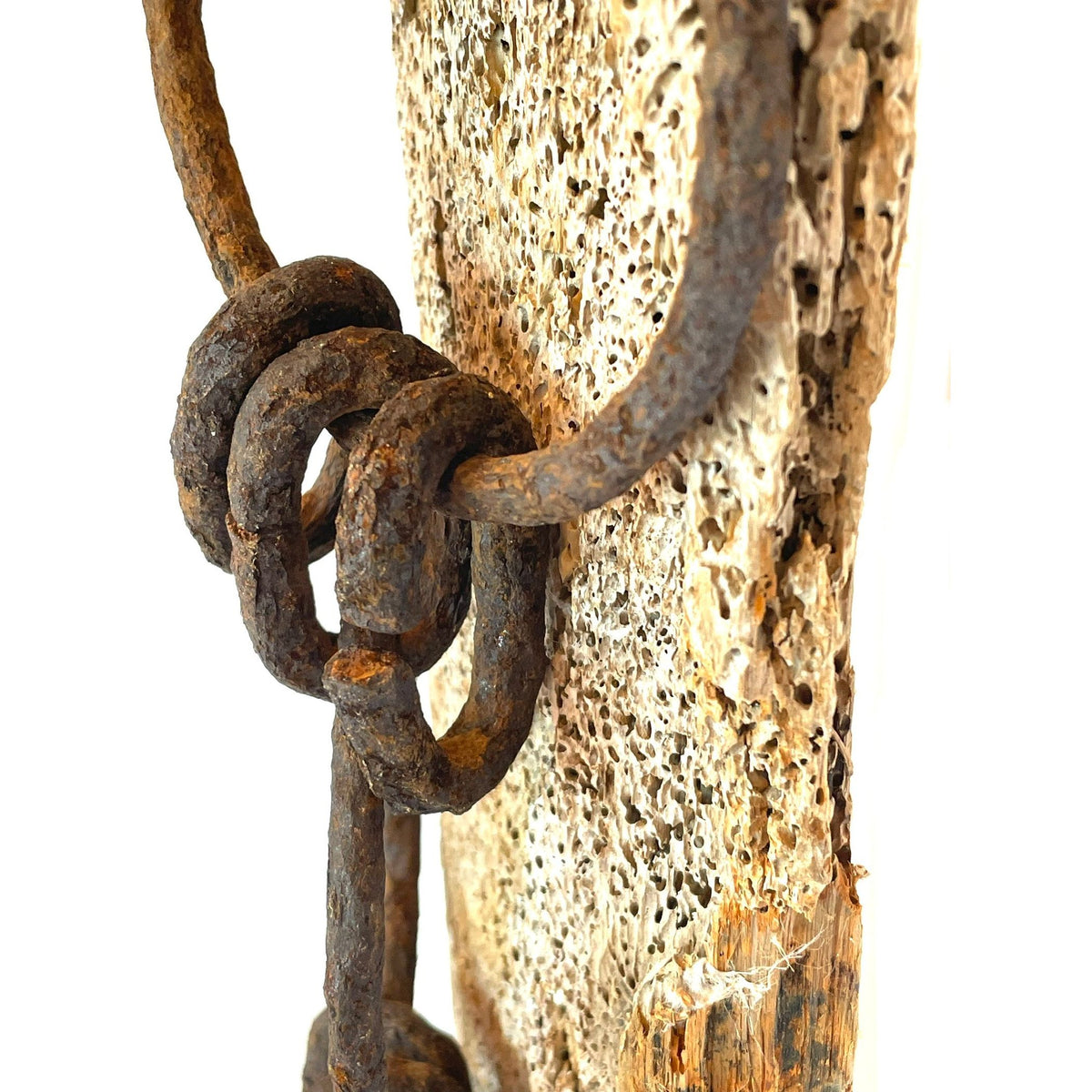 Vintage Maine Scallop Draggers Mounted on Rustic Wood - 29" H X 5" W