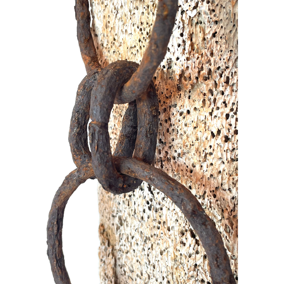 Vintage Maine Scallop Draggers Mounted on Rustic Wood - 29" H X 5" W