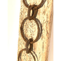 Vintage Maine Scallop Draggers Mounted on Rustic Wood - 35" H X 5" W