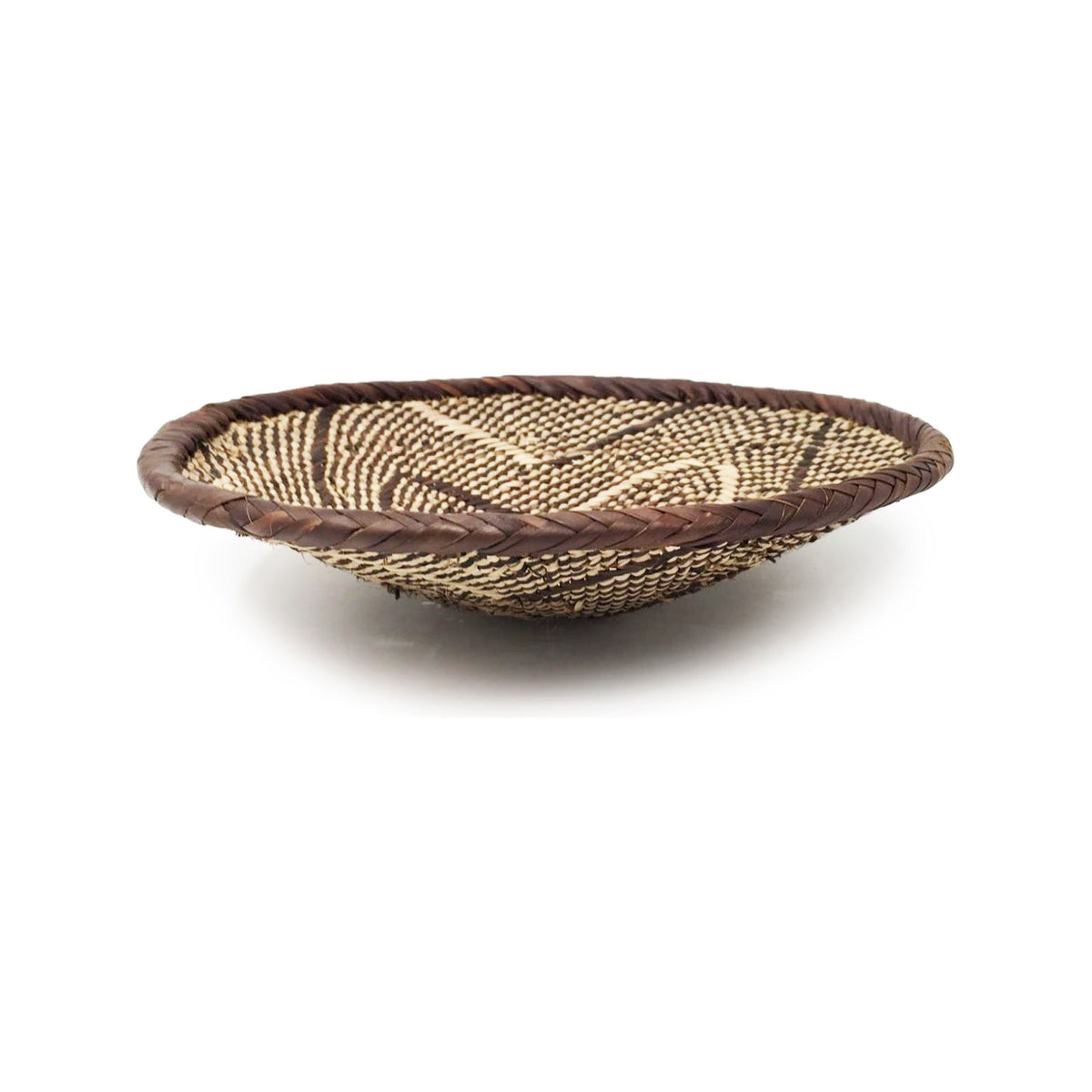 Trio of Tongan Handwoven Baskets from Zimbabwe - 10", 12", & 14" Diam.