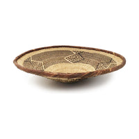 Trio of Tongan Handwoven Baskets from Zimbabwe - 10", 12", & 14" Diam.