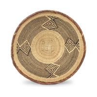Trio of Tongan Handwoven Baskets from Zimbabwe - 10", 12", & 14" Diam.