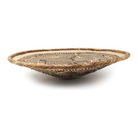 Trio of Tongan Handwoven Baskets from Zimbabwe - 10", 12", & 14" Diam.