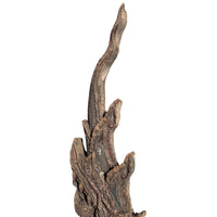 19th Century Thai Wooden Temple Dragon - 39" H x 11" W