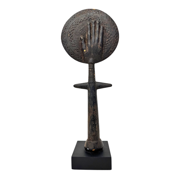 Ashanti Akua'ba Fertility Doll from Ghana - 14" H X 5" W X 1.5" D