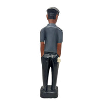 Baule Colon Statue from the Ivory Coast depicting a Male Police Officer - 13" H