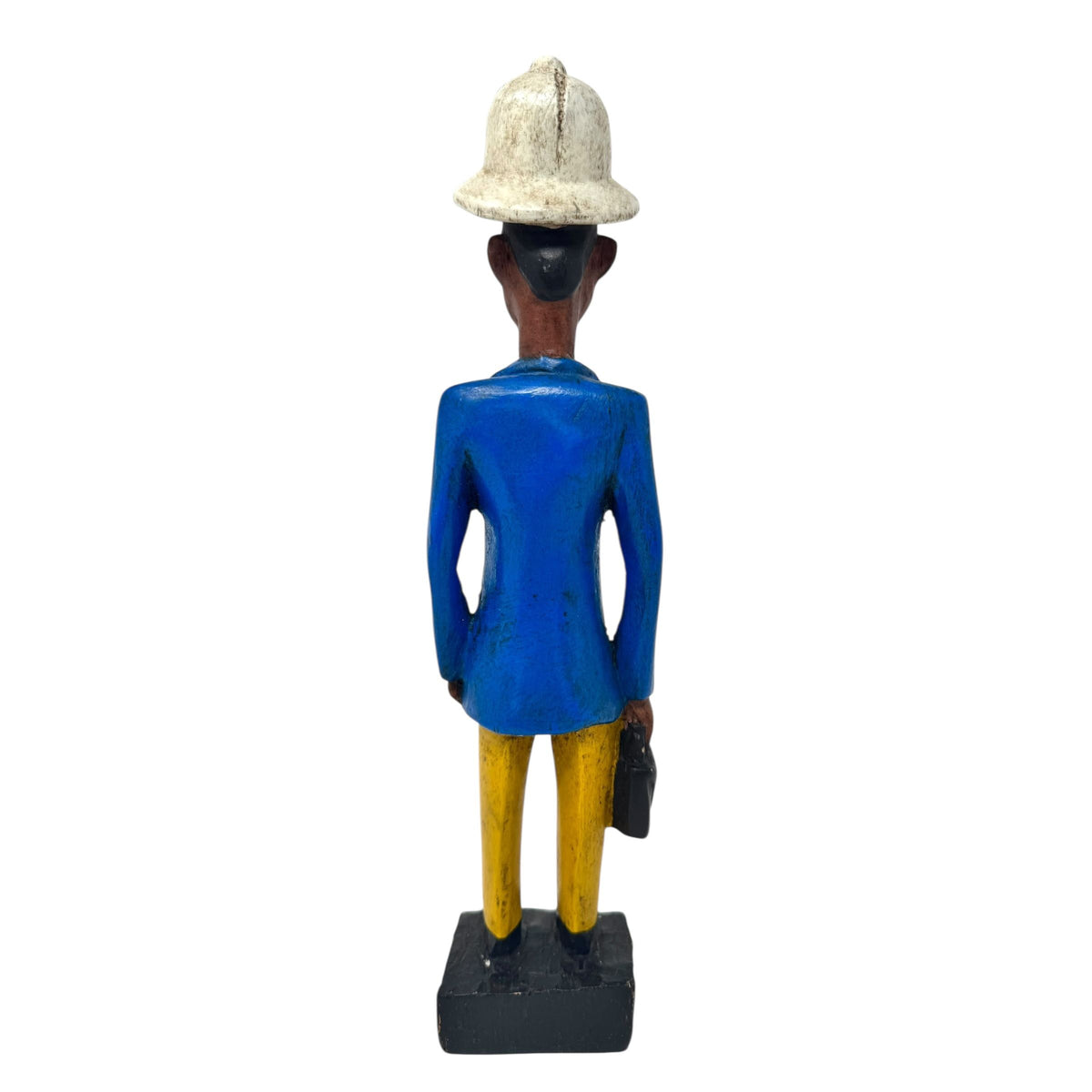 Baule Colon Statue of Businessman from the Ivory Coast - 13" H