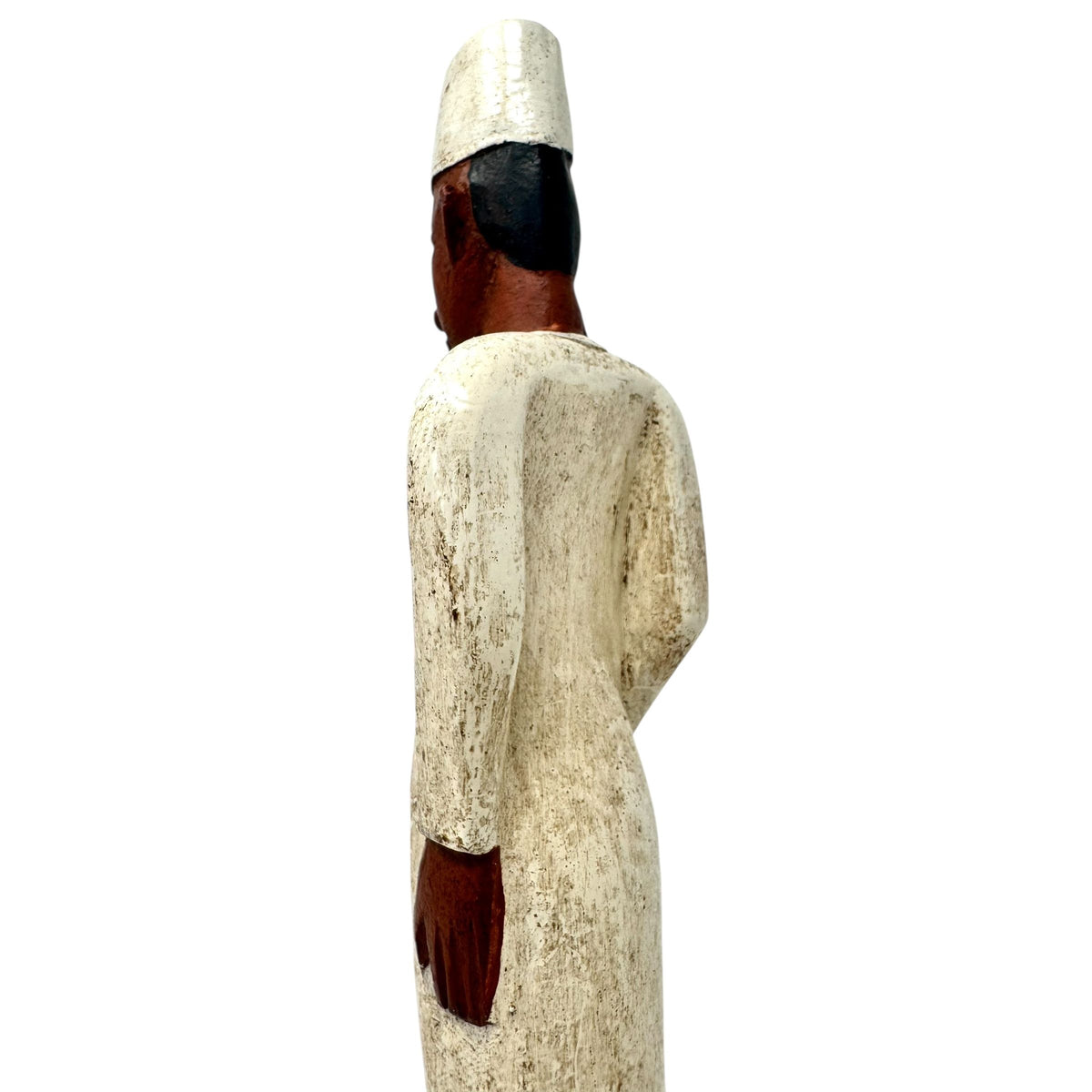 Baule Colon Statue of Male Doctor from the Ivory Coast - 13" H