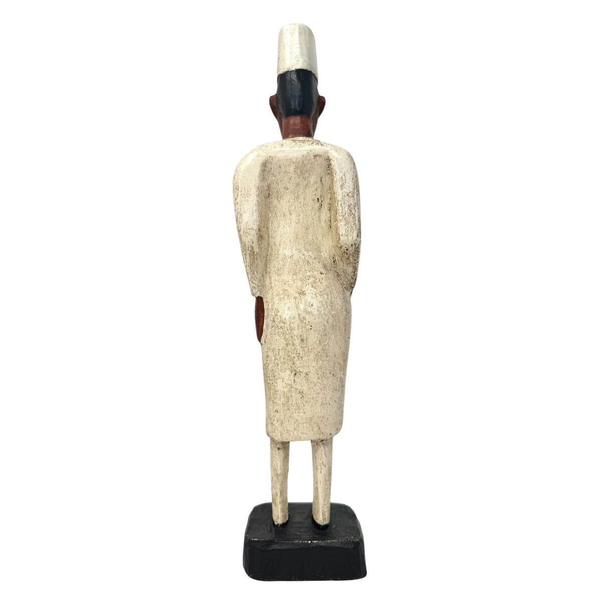 Baule Colon Statue of Male Doctor from the Ivory Coast - 13" H