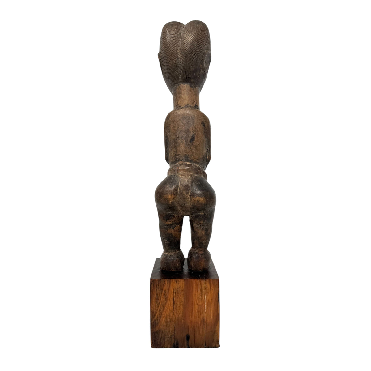 Baule Female Spirit Figure from the Ivory Coast - 13.5" H X 2.5" W