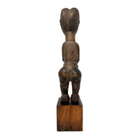 Baule Female Spirit Figure from the Ivory Coast - 13.5" H X 2.5" W