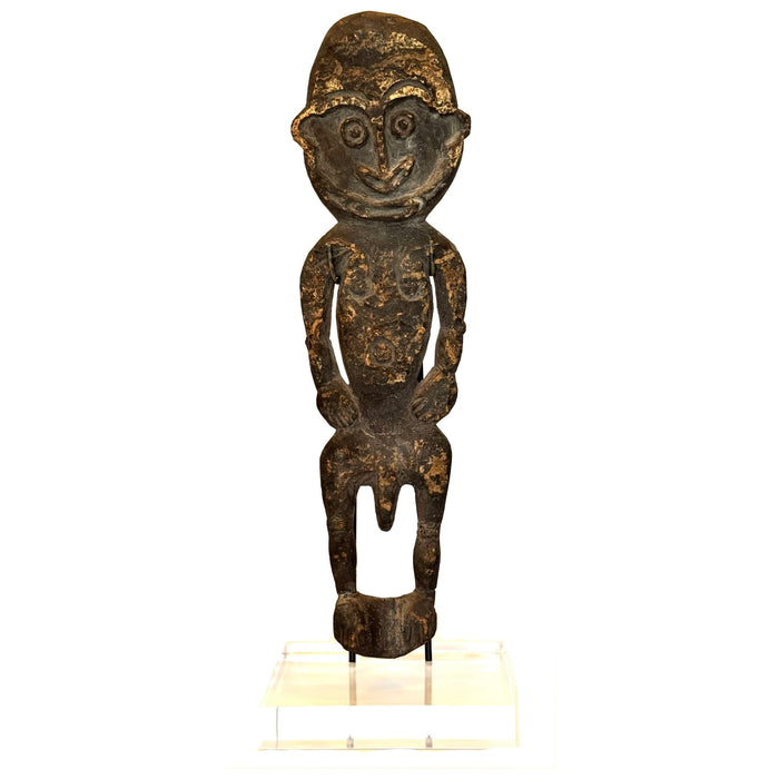 Bioma Spirit Figure from Papua New Guinea (PNG) on Base - 23" H X 6" W