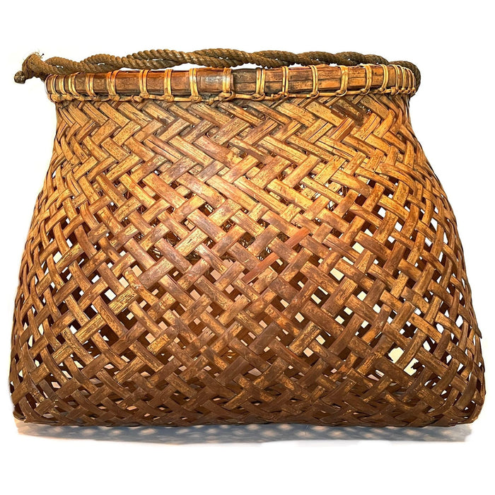 Large Fish Trap Basket from the Philippines - 16" W X 20.5" L X 16" H