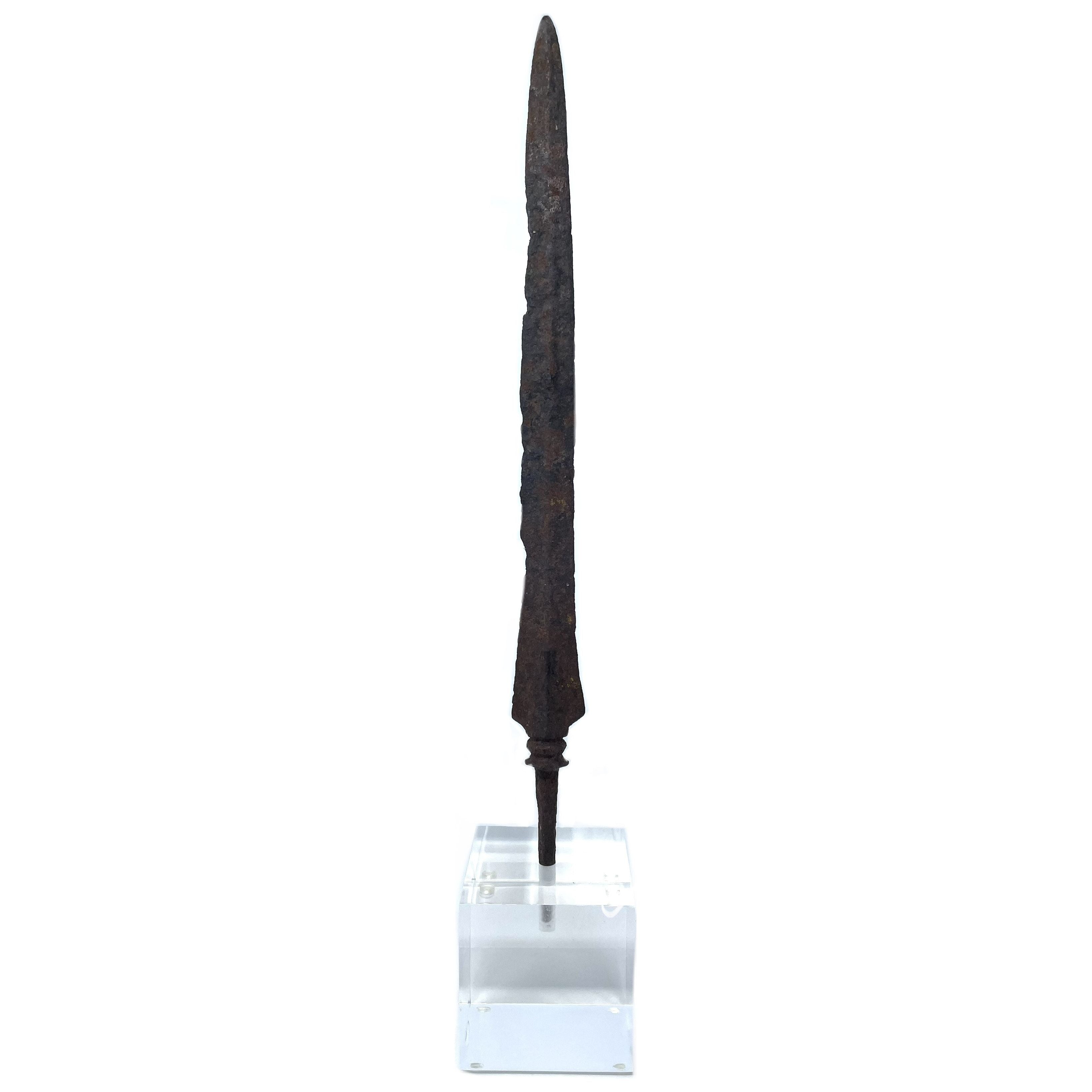 1st-3rd Century AD Iron Spear Tip/Roman Antiquity - 13.75