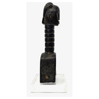 Baule-Style Heddle Pulley with Anthropomorphic Head from Ivory Coast/Côte d’Ivoire