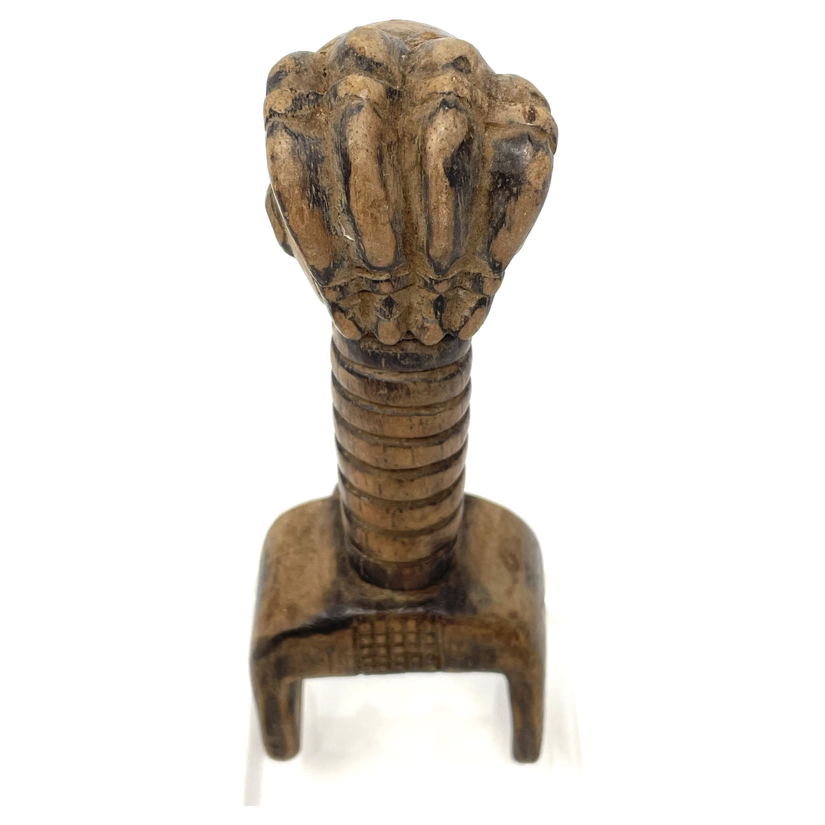 Baule-Style Heddle Pulley with Anthropomorphic Head from Ivory Coast/Côte d’Ivoire