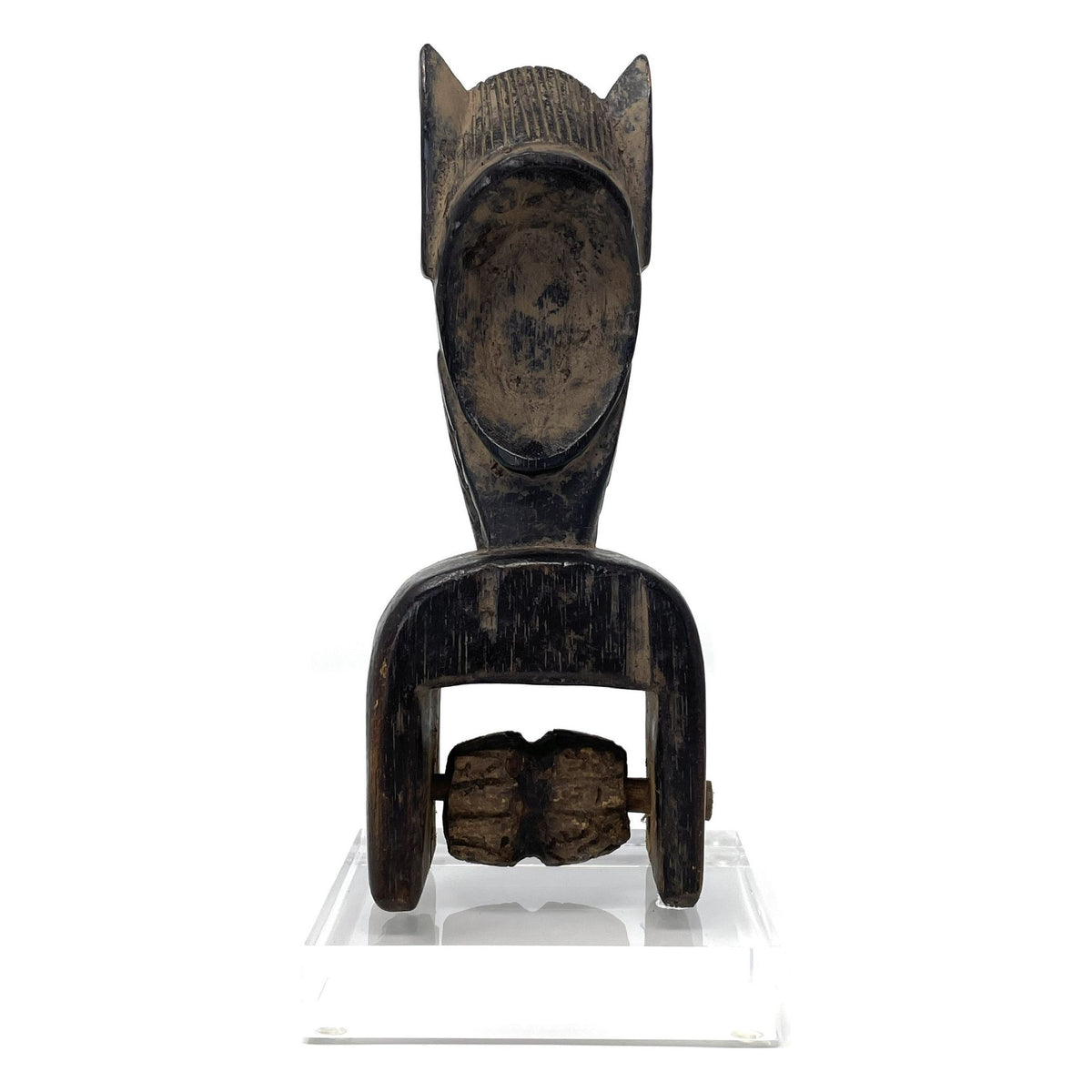 Djimini-Syle Heddle Pulley from Ivory Coast/Côte d’Ivoire