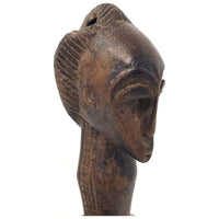 Baule-Style Heddle Pulley with Anthropomorphic Head from Ivory Coast/Côte d’Ivoire