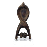 Baule-Style Heddle Pulley with Anthropomorphic Head from Ivory Coast/Côte d’Ivoire