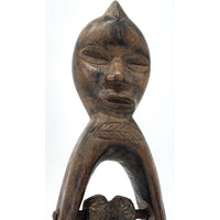 Baule-Style Heddle Pulley with Anthropomorphic Head from Ivory Coast/Côte d’Ivoire