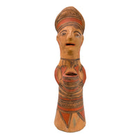 1950s Nahua Female Figurine from San Agustín Oapan, Guerrero, Mexico - 12.5" H X 4.5" Diam. (#5)