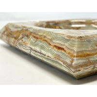 Multicolor Square Onyx Ashtray/Catchall