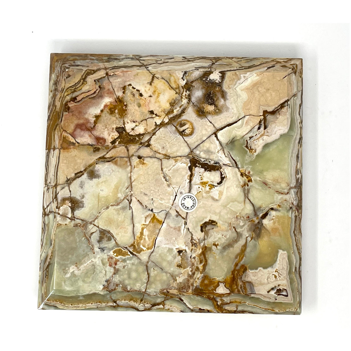 Multicolor Square Onyx Ashtray/Catchall