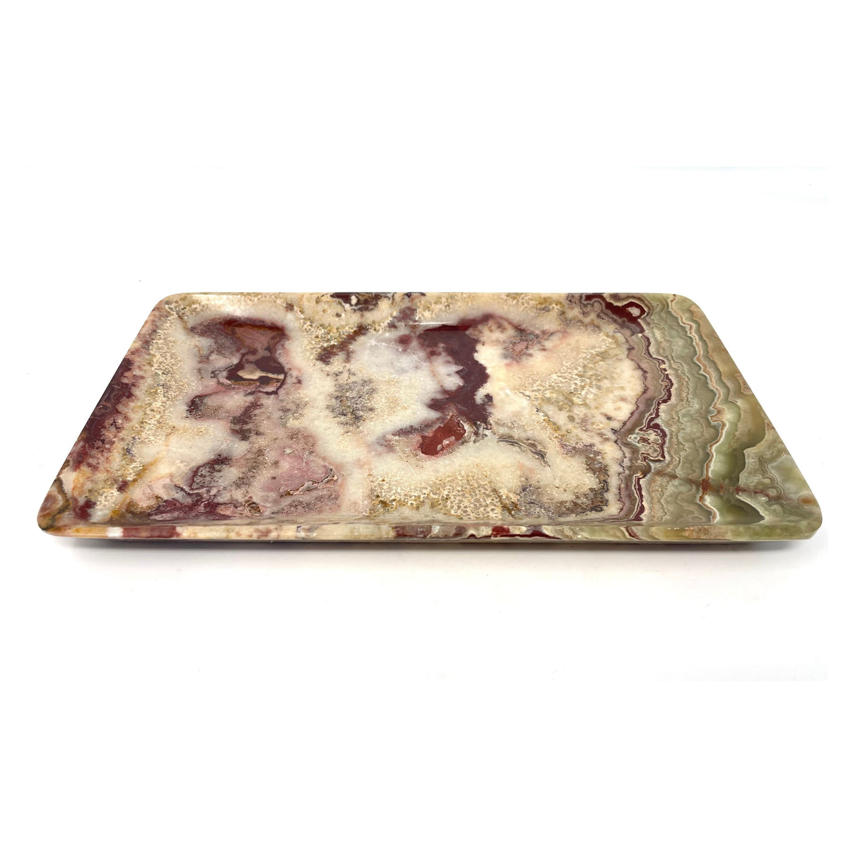 Multicolor Solid Onyx Valet Tray / Vide Poche