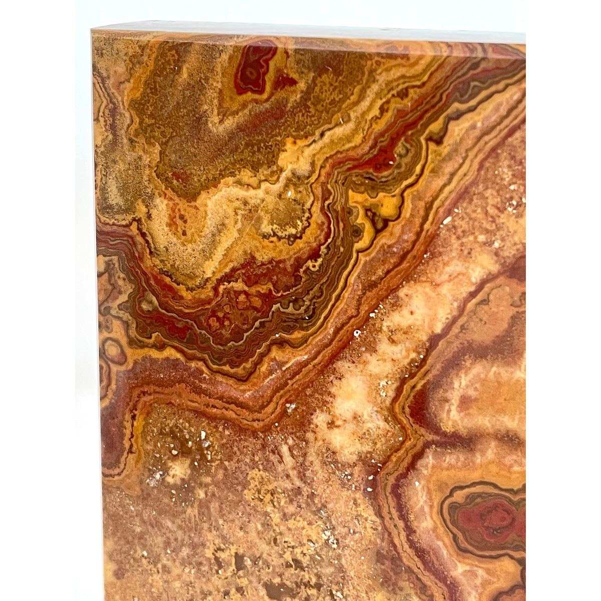 Saffron Brown Onyx Bookends (Set of 2)