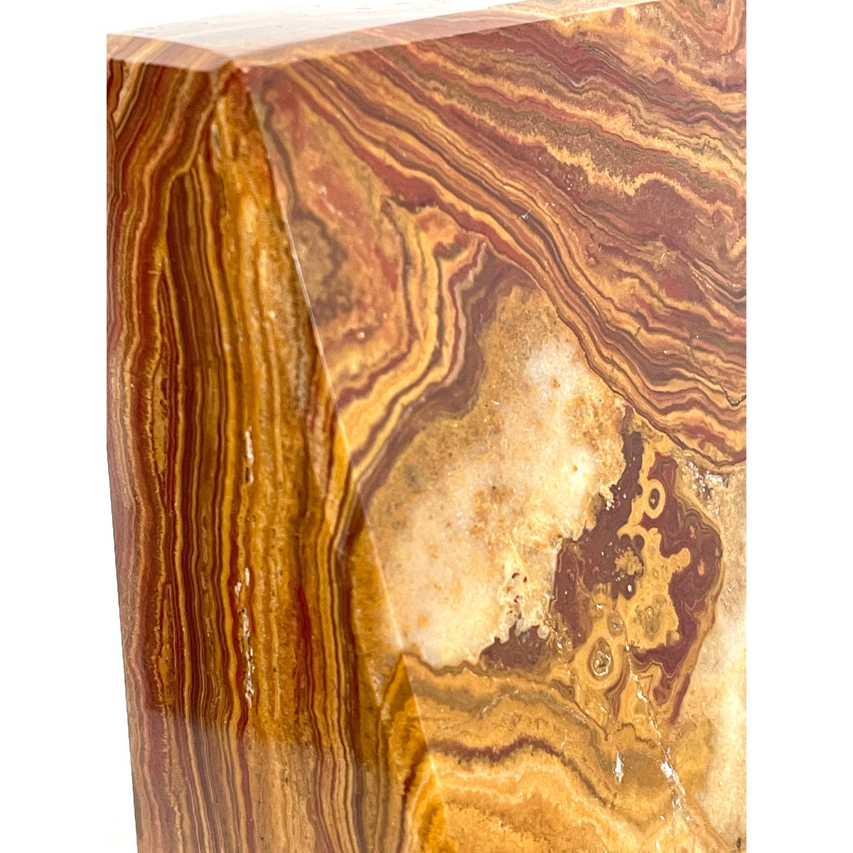 Saffron Brown Onyx Bookends (Set of 2)