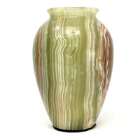 Multicolor/Green Onyx Vase