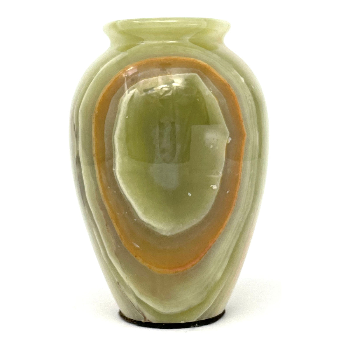 Multicolor/Green Onyx Vase