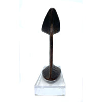 Vintage Ethiopian Kambaata Headrest with Acrylic Base