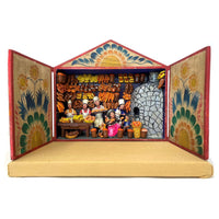 Claudio Jimenez Handpainted Folk Art Retablo