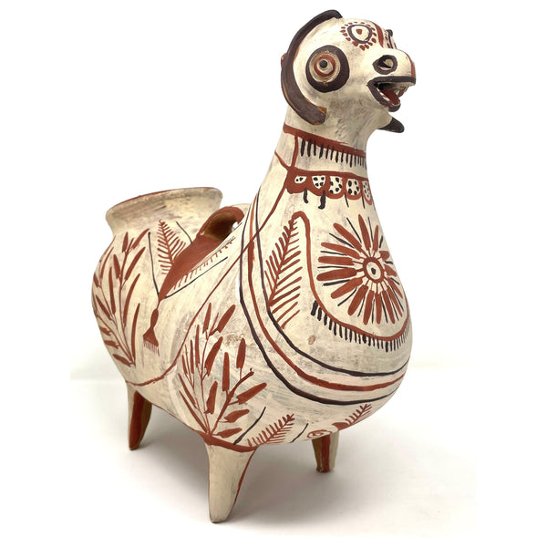 Large Folk Art Llama from Peru Measuring 12 Inches Tall by 12 Inches Long