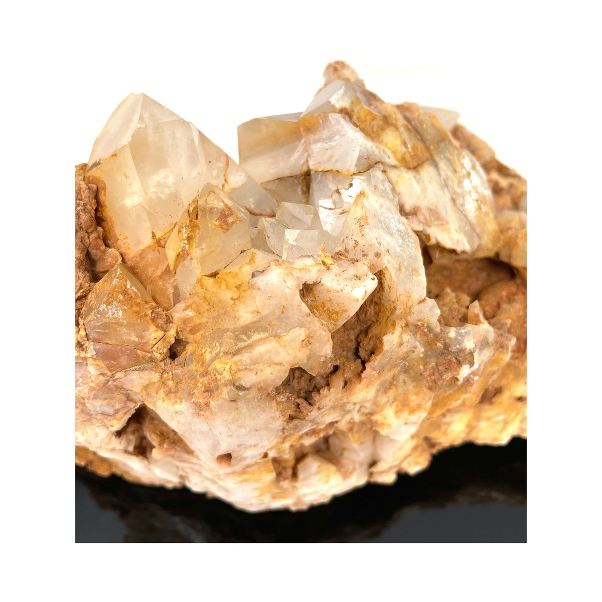 Milky Quartz Cluster with Base