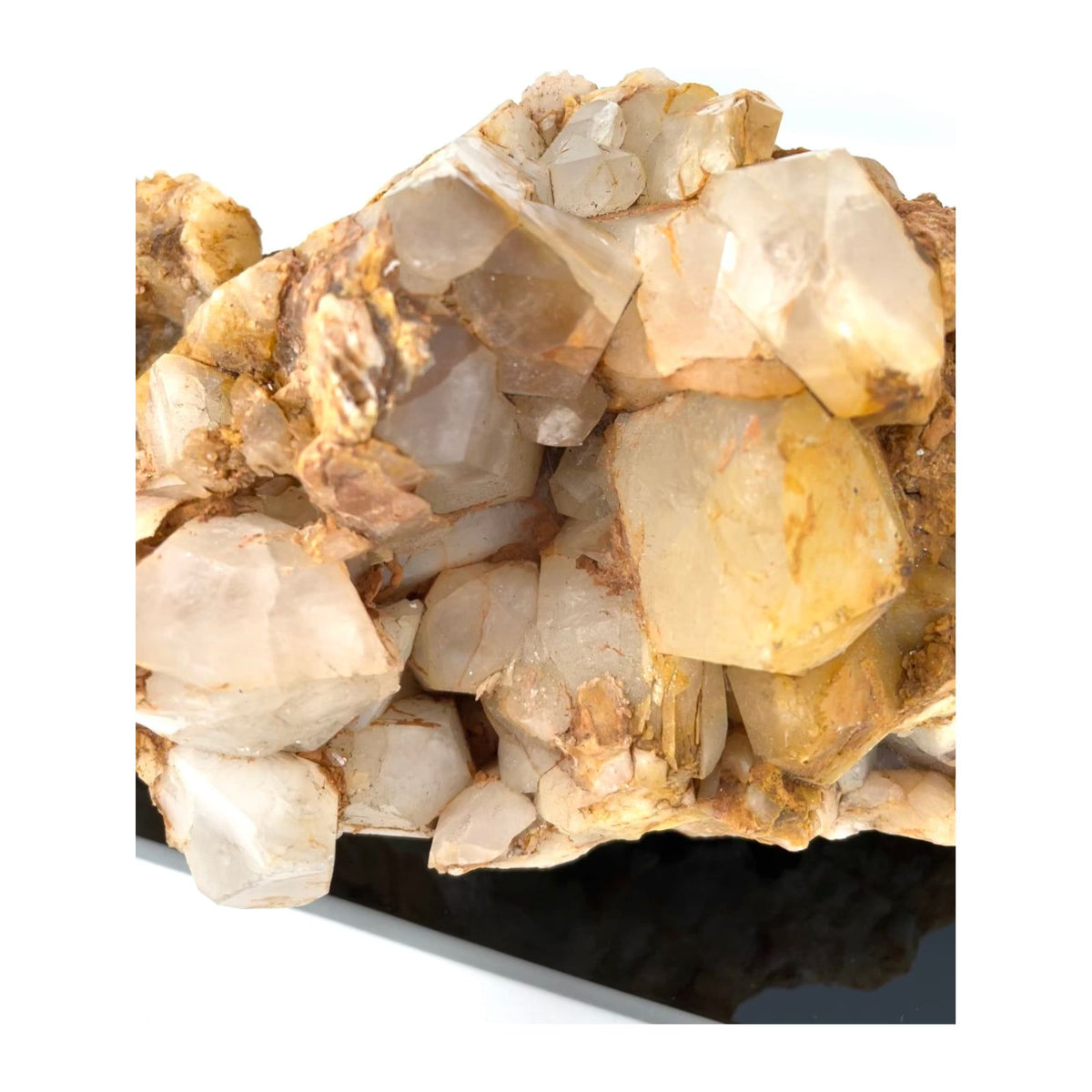 Milky Quartz Cluster with Base