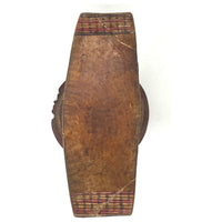 Vintage Wooden Ethiopian Tribal Headrest from Oromia Region