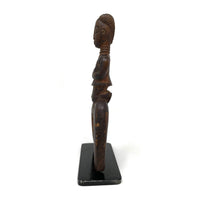 Baule-Style Female Figural Sling Shot from Ivory Coast/Côte d’Ivoire