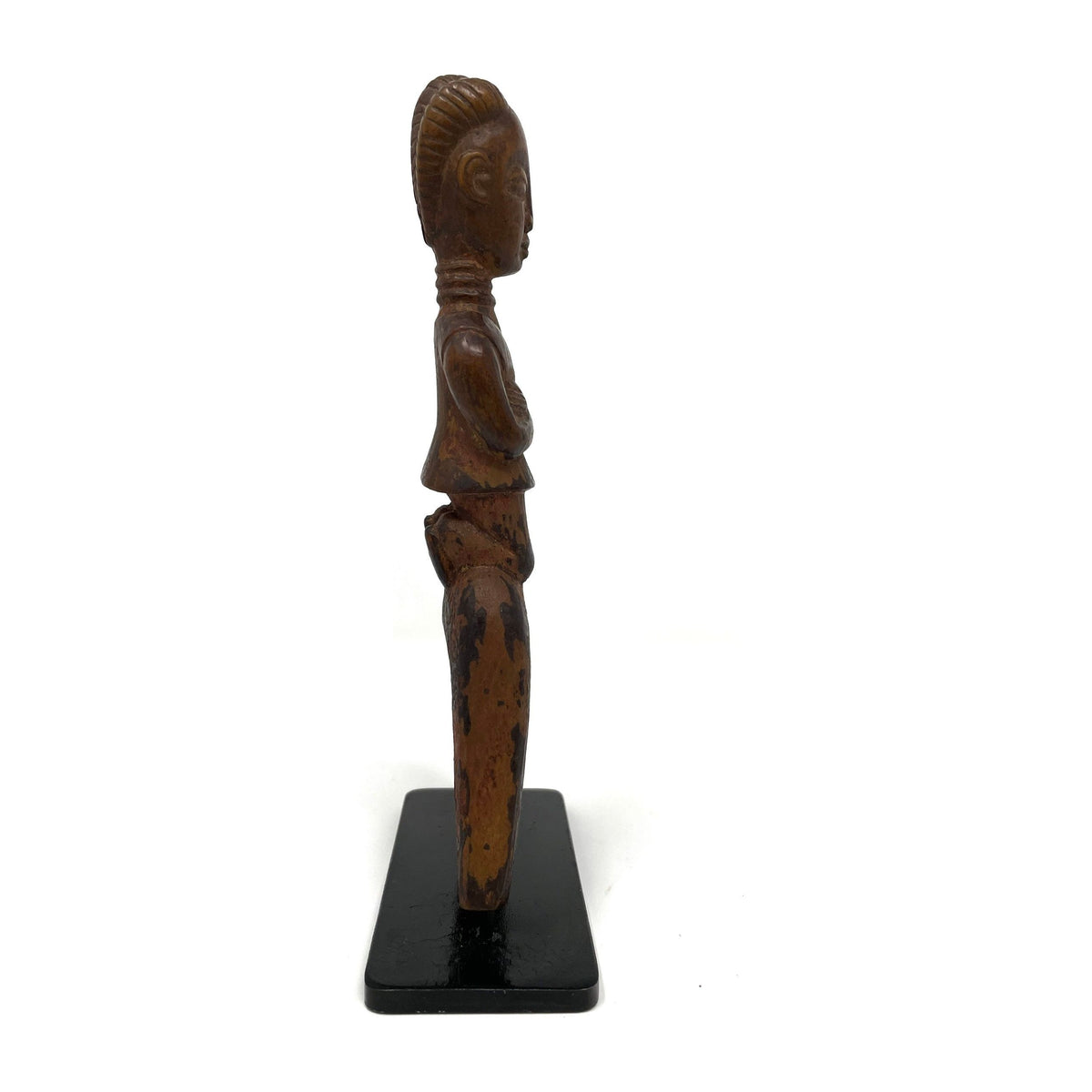 Baule-Style Female Figural Sling Shot from Ivory Coast/Côte d’Ivoire