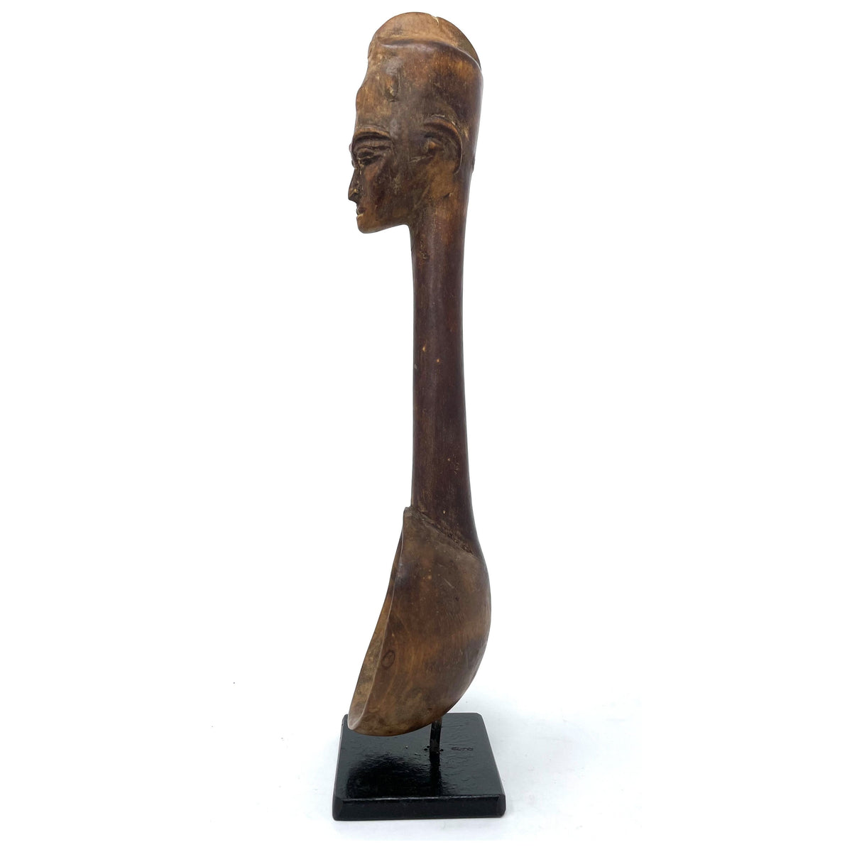 Baule Spoon with Female Head from Ivory Coast/Côte d’Ivoire