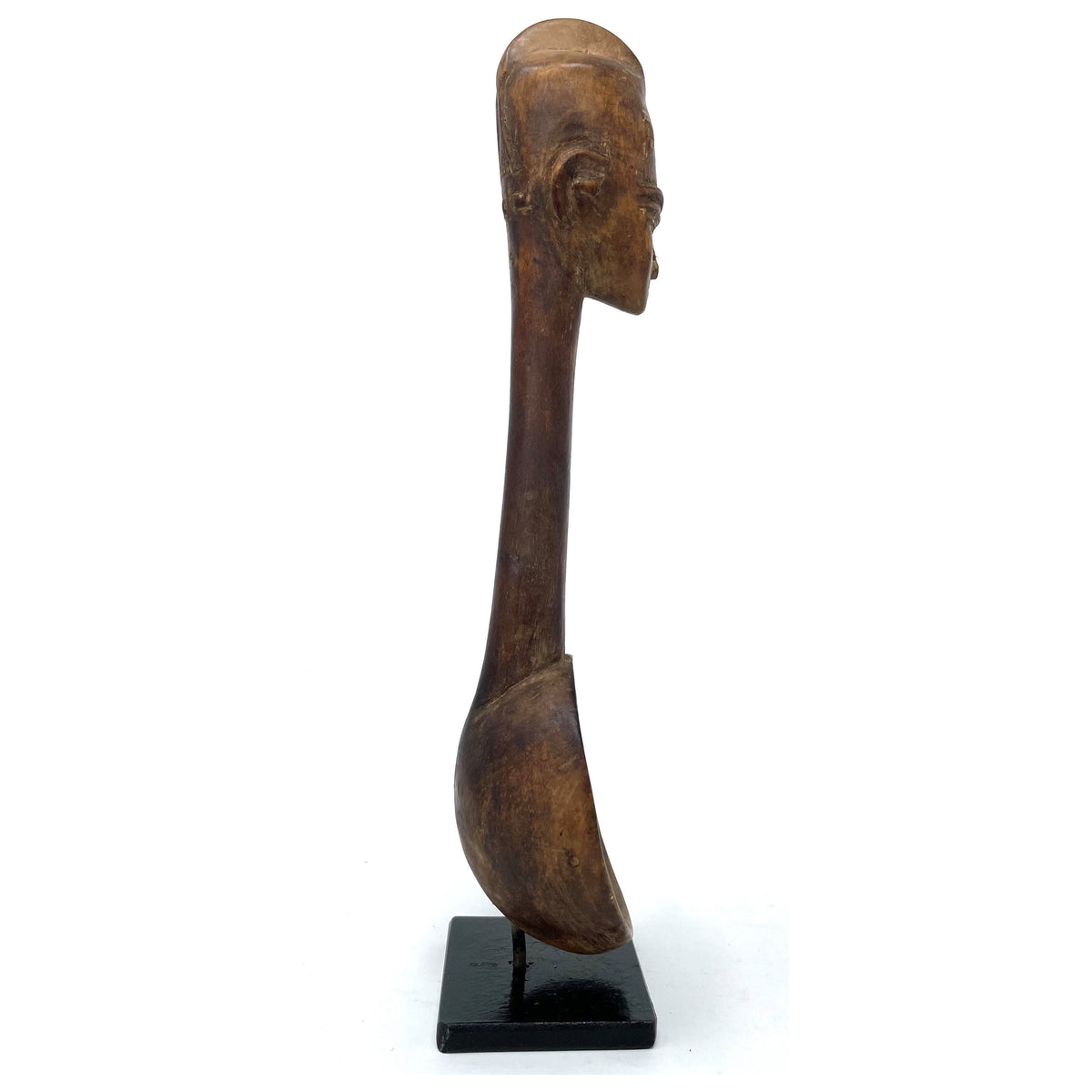 Baule Spoon with Female Head from Ivory Coast/Côte d’Ivoire