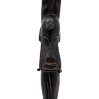 Baule Hand Carved Wooden Gong Beater from Ivory Coast/Côte d’Ivoire