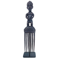 Baule Comb with Male Figure from Ivory Coast/Côte d’Ivoire