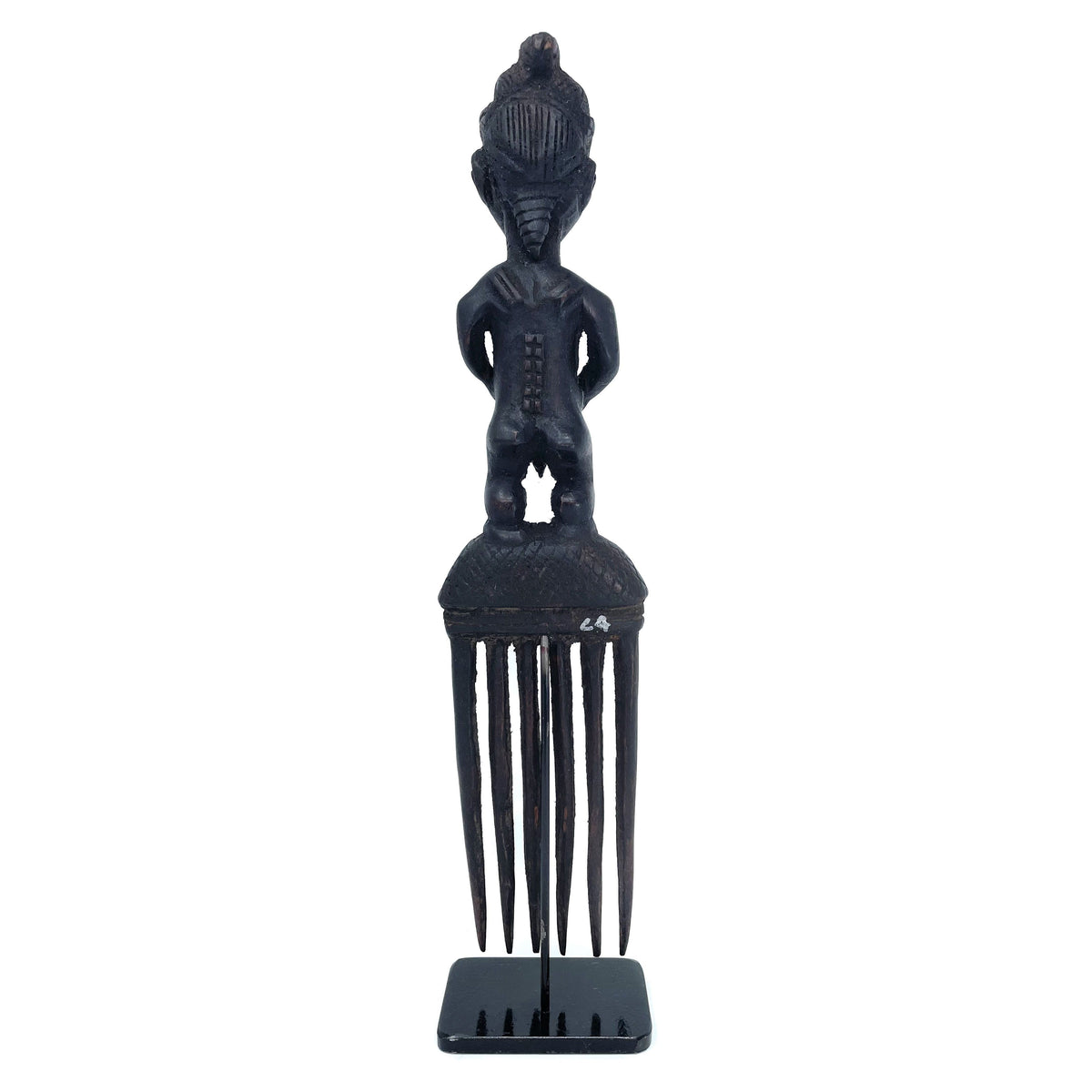 Baule Comb with Male Figure from Ivory Coast/Côte d’Ivoire