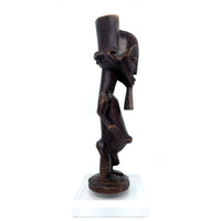 Vintage Baule Male Divination Figure from Ivory Coast/Côte d’Ivoire