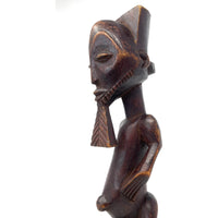 Vintage Baule Male Divination Figure from Ivory Coast/Côte d’Ivoire